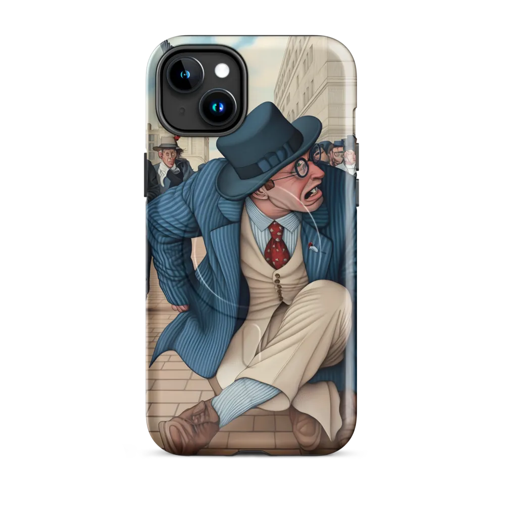 Caught in Tension | Phone Case |  15 Plus | MagSafe® Tough Case | Glossy