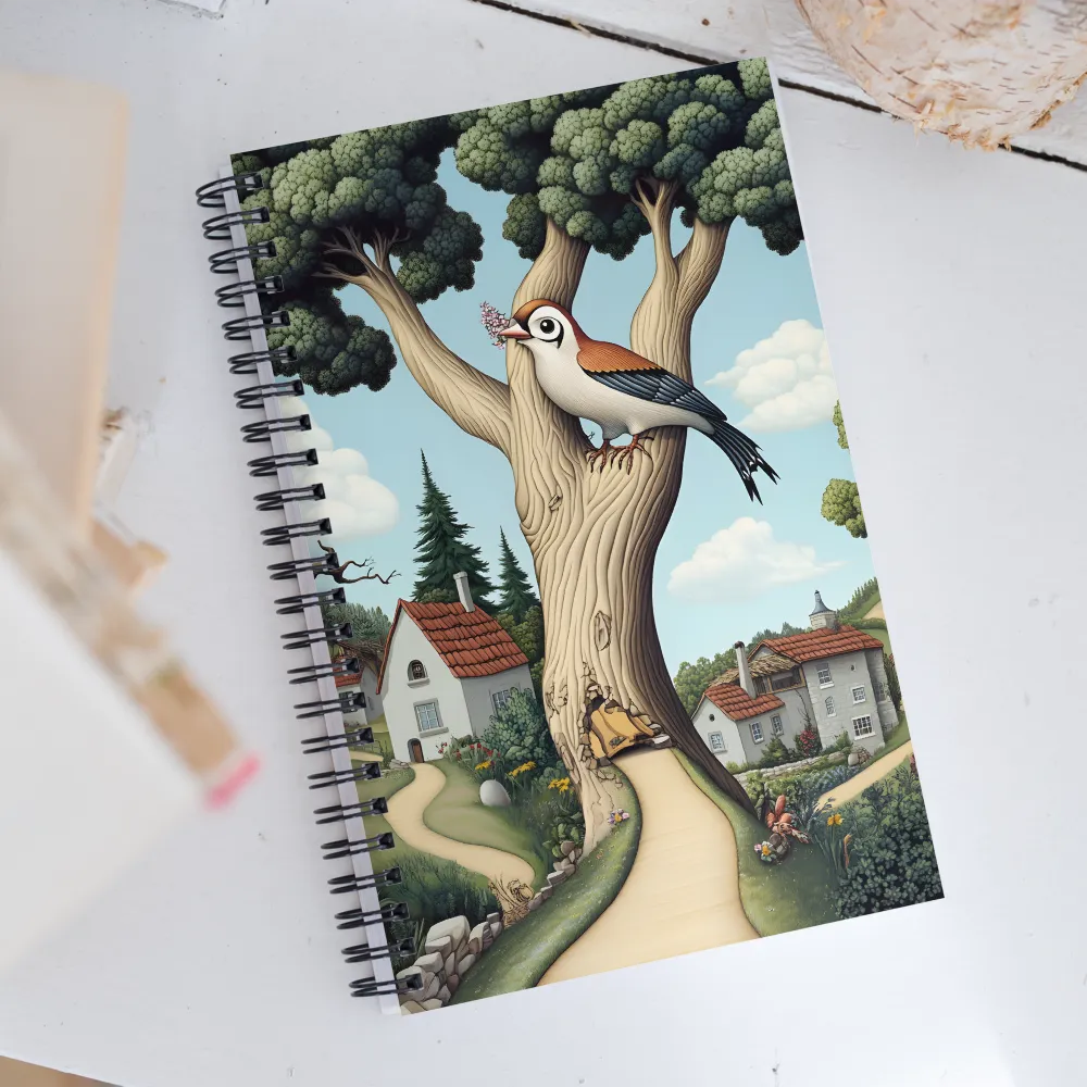 Whimsical Whispers of Nature | Spiral Notebook