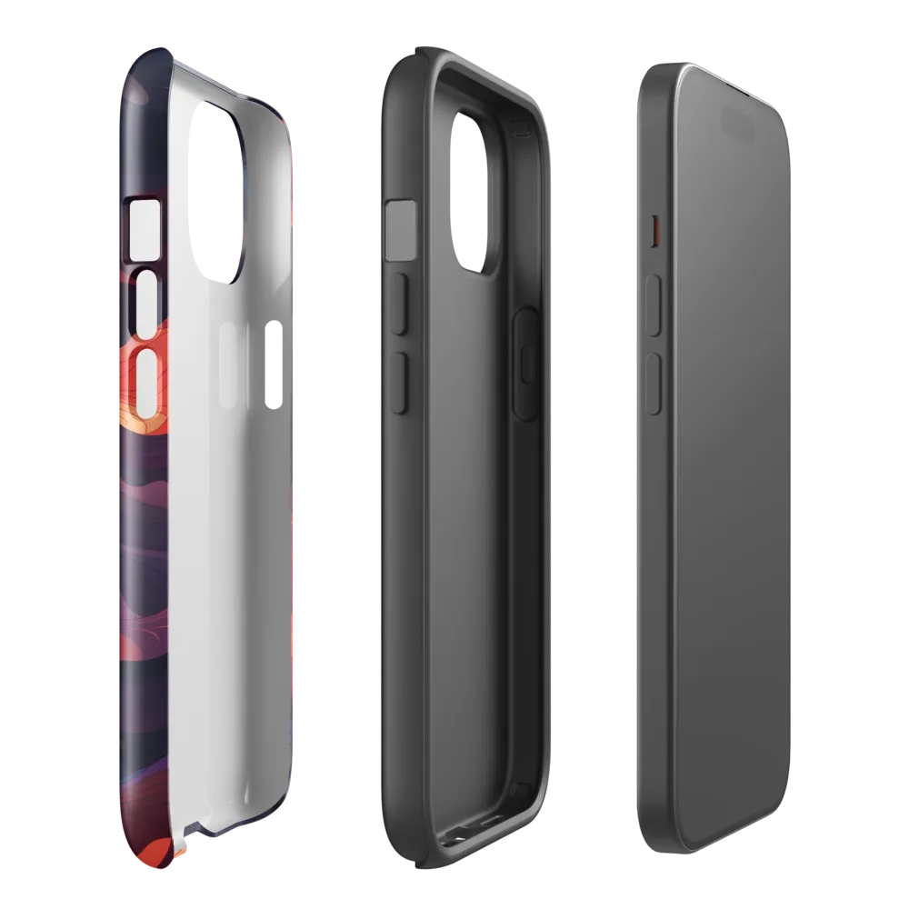 Ethereal Waves of Color | Phone Case |  15 | Tough Case | Glossy