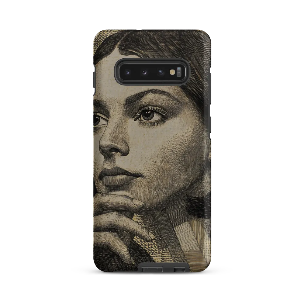 Contemplative Reflection | Phone Case |  S10 Plus | Tough Case | Matte