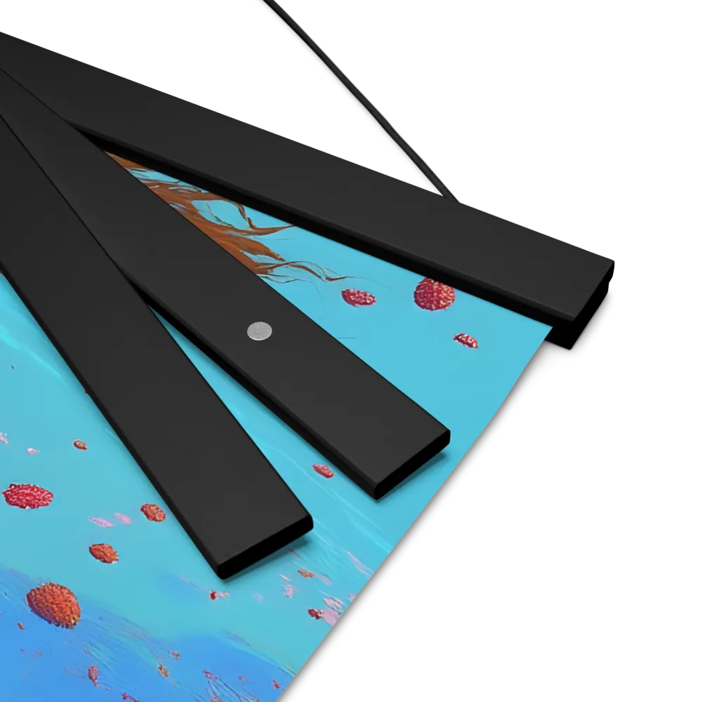 Whispers of Freedom | Poster With Black Wood Hanger | 16″×16″