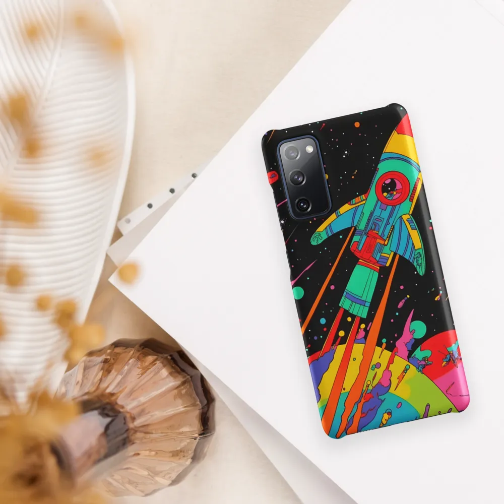 Cosmic Voyage: The Neon Lift-Off