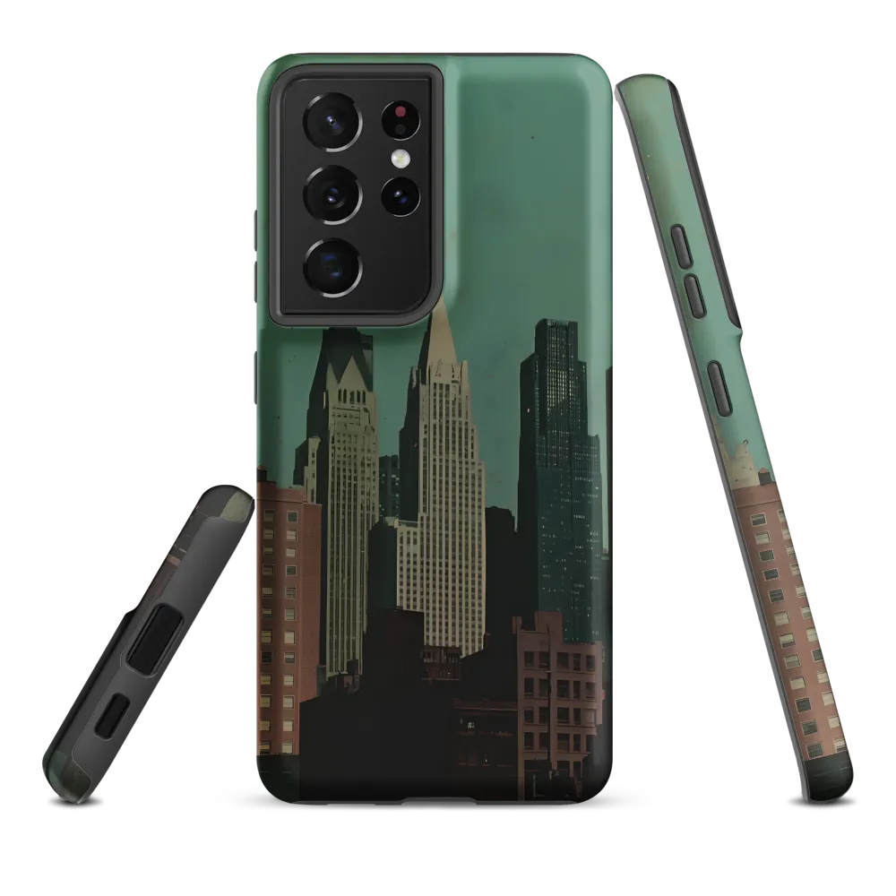 Urban Nostalgia: A Retro Cityscape