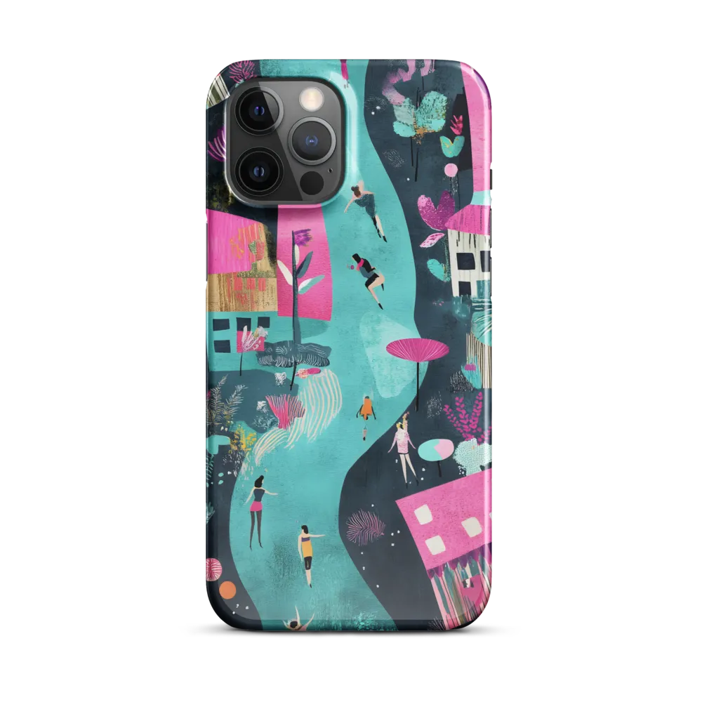 Whimsical Journey Through a Vibrant Landscape | Phone Case |  12 Pro Max | Snap Case | Glossy