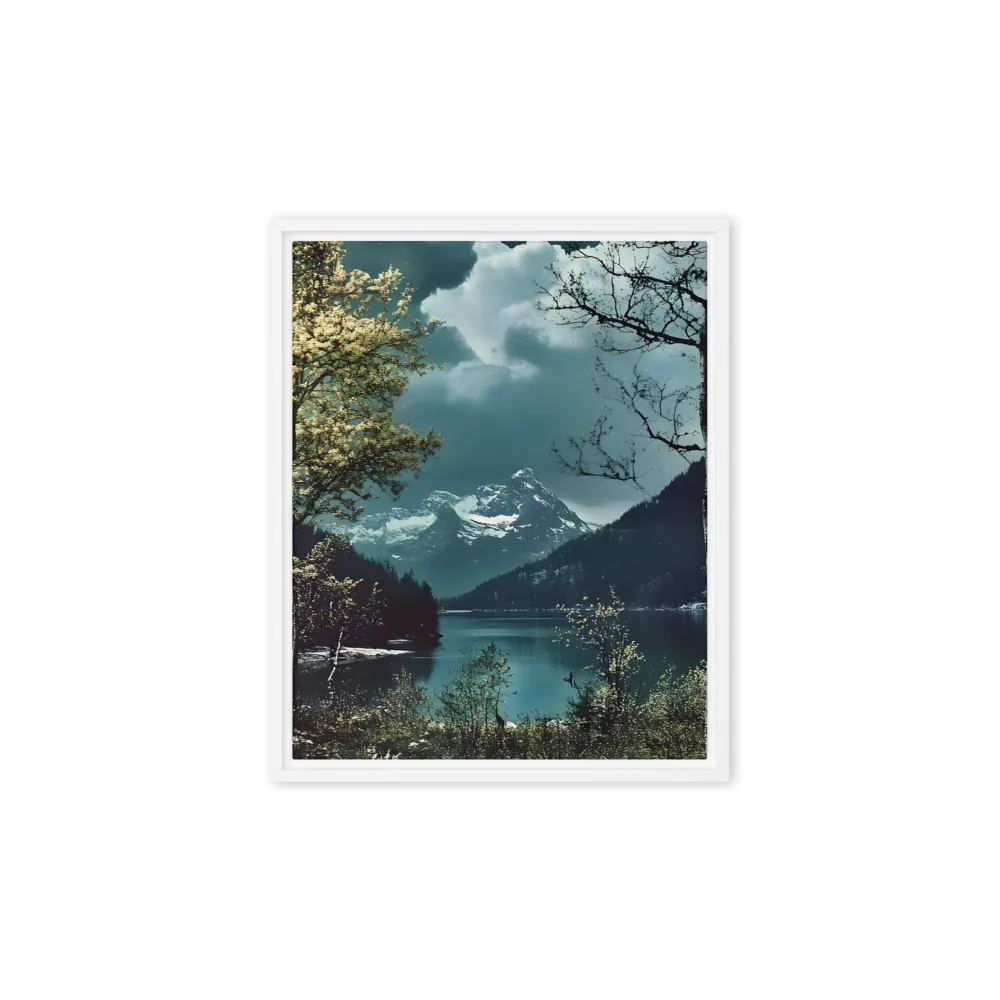 Whispers of Tranquility | Canvas with White Frame | 8″×10″