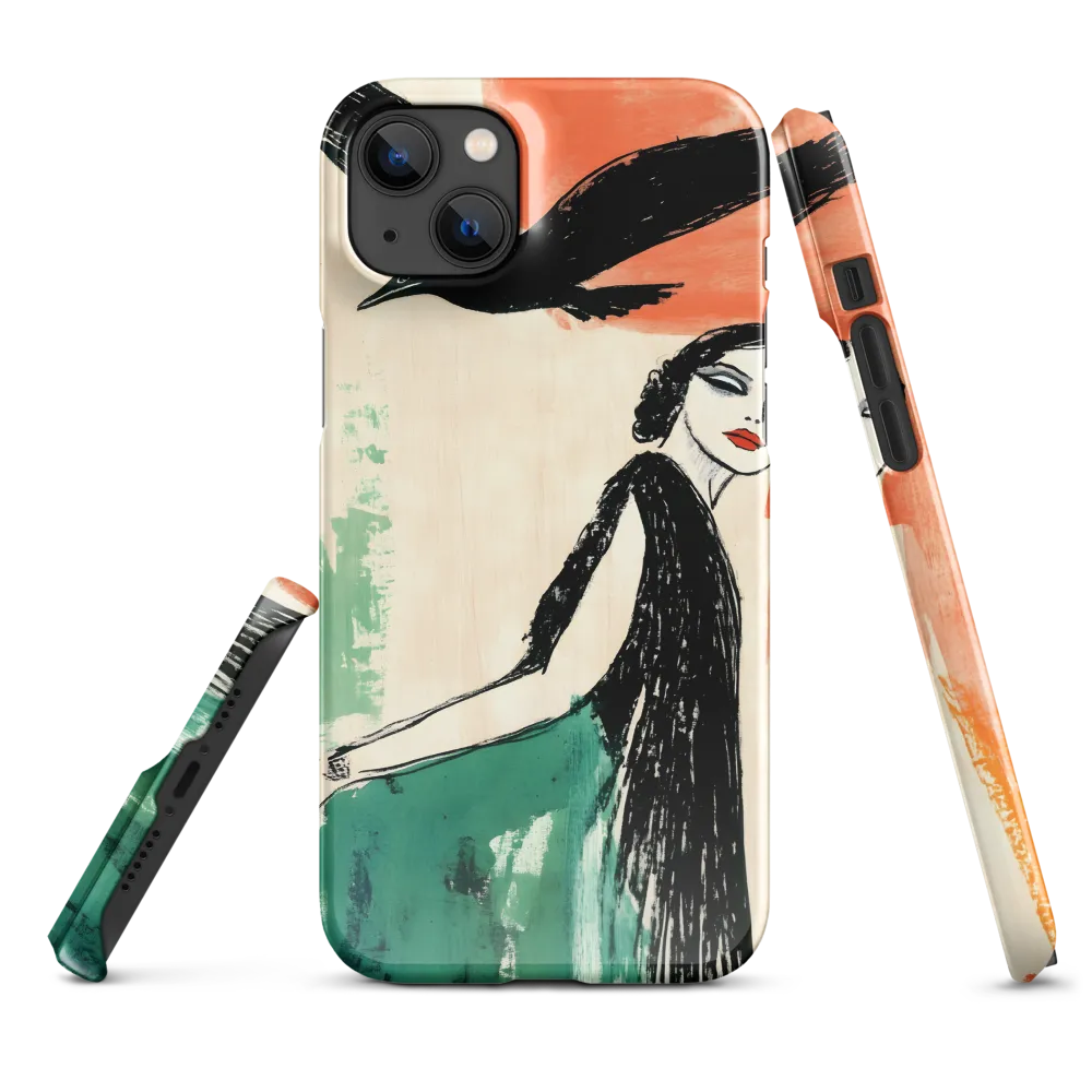 Elegance in Flight | Phone Case |  14 Plus | Snap Case | Glossy