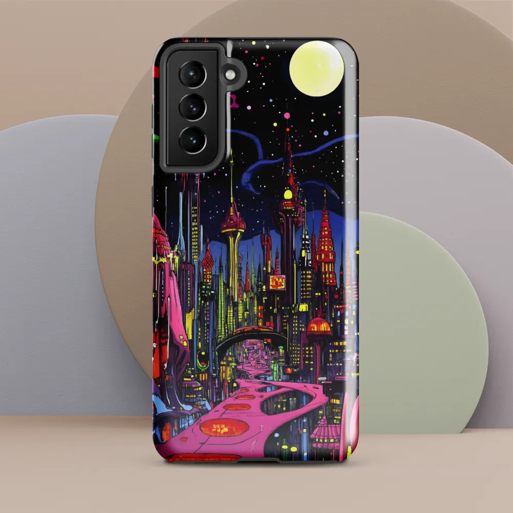 Neon Dreams of a Futuristic City