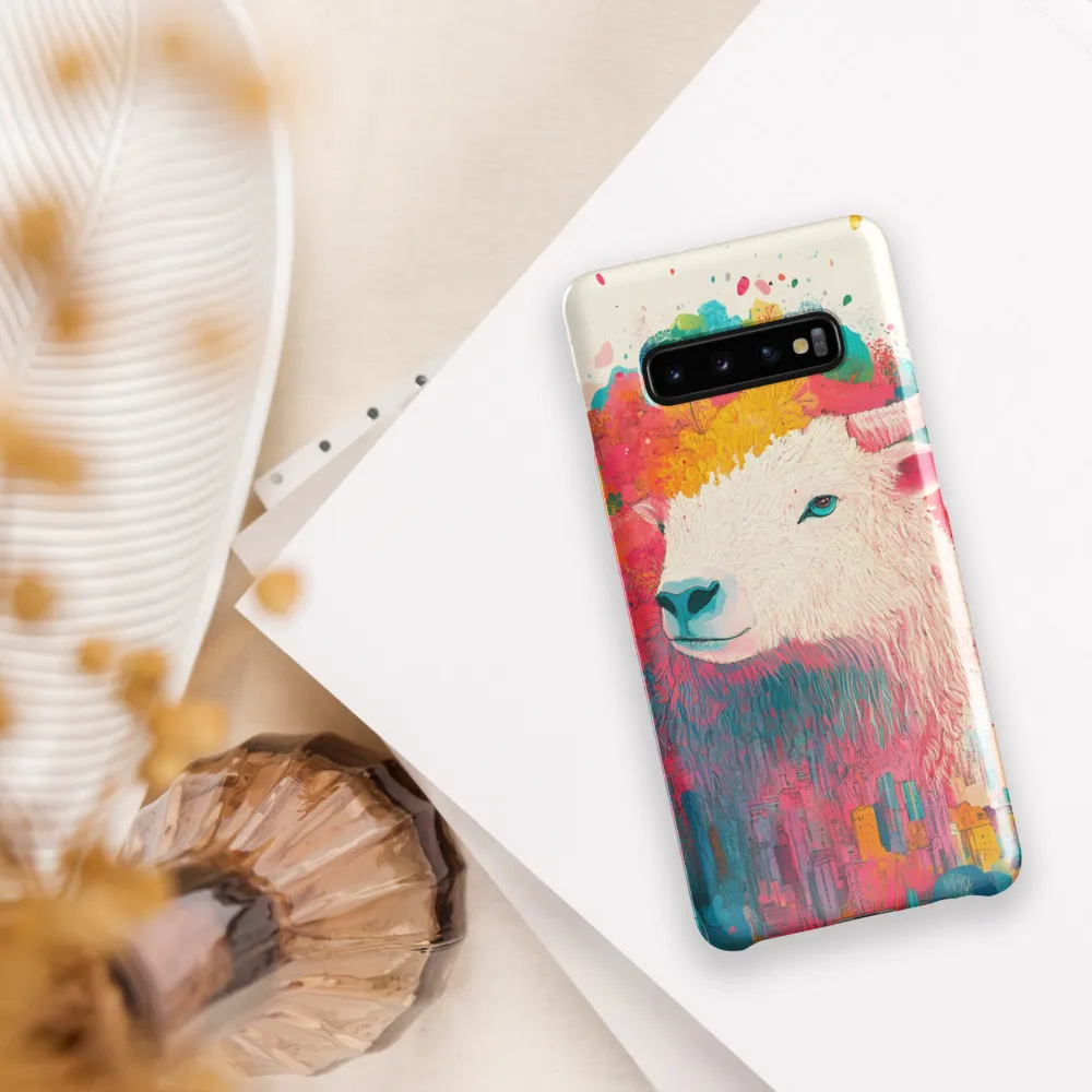 Whimsical Nature: The Goat's Dream | Phone Case |  S10 Plus | Snap Case | Glossy