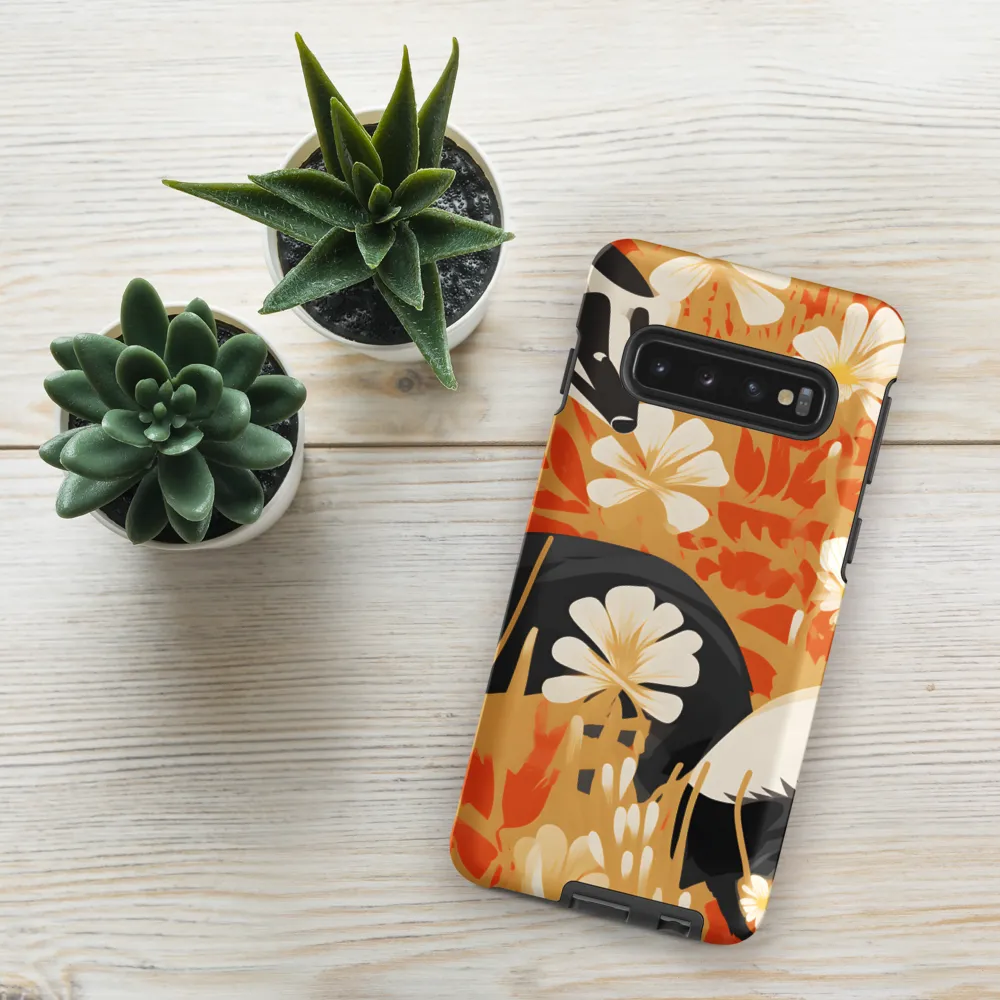 Whimsical Badgers in Bloom