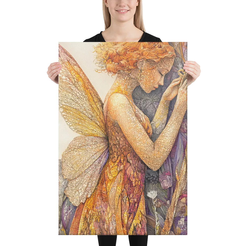 Whispers of the Frosted Meadow | Canvas | 24″×36″