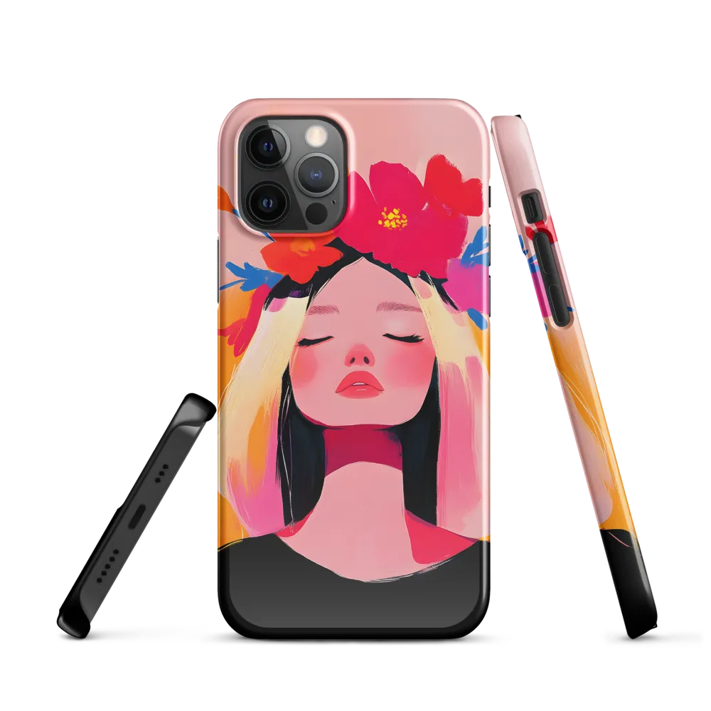 Floral Serenity | Phone Case |  12 Pro | Snap Case | Glossy