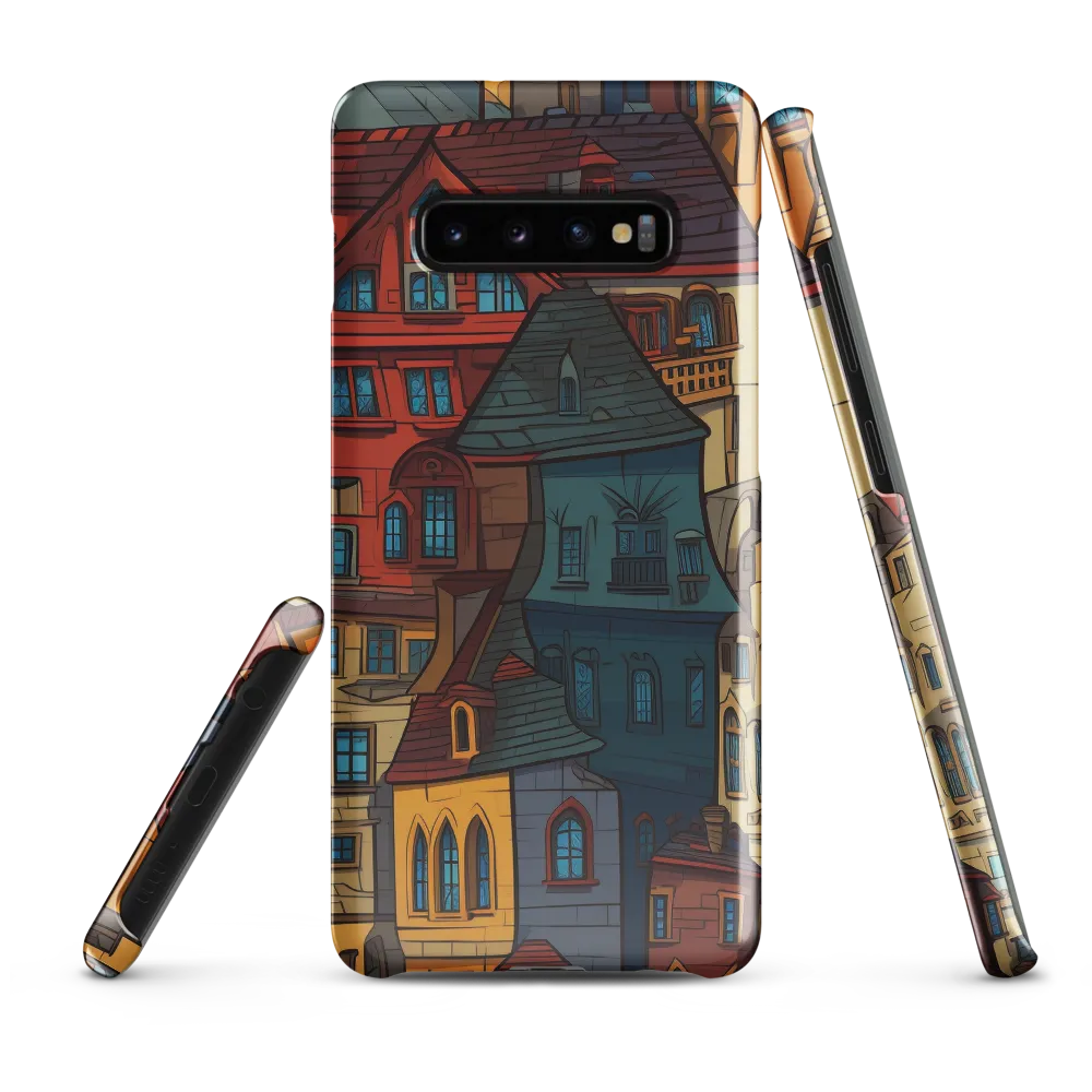 Whimsical Urban Mosaic | Phone Case |  S10 Plus | Snap Case | Glossy