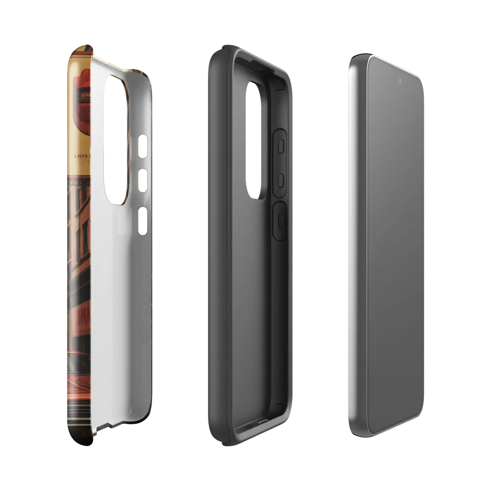 Nostalgic Cityscape: Reflections of a Forgotten Era | Phone Case |  S23 | Tough Case | Glossy