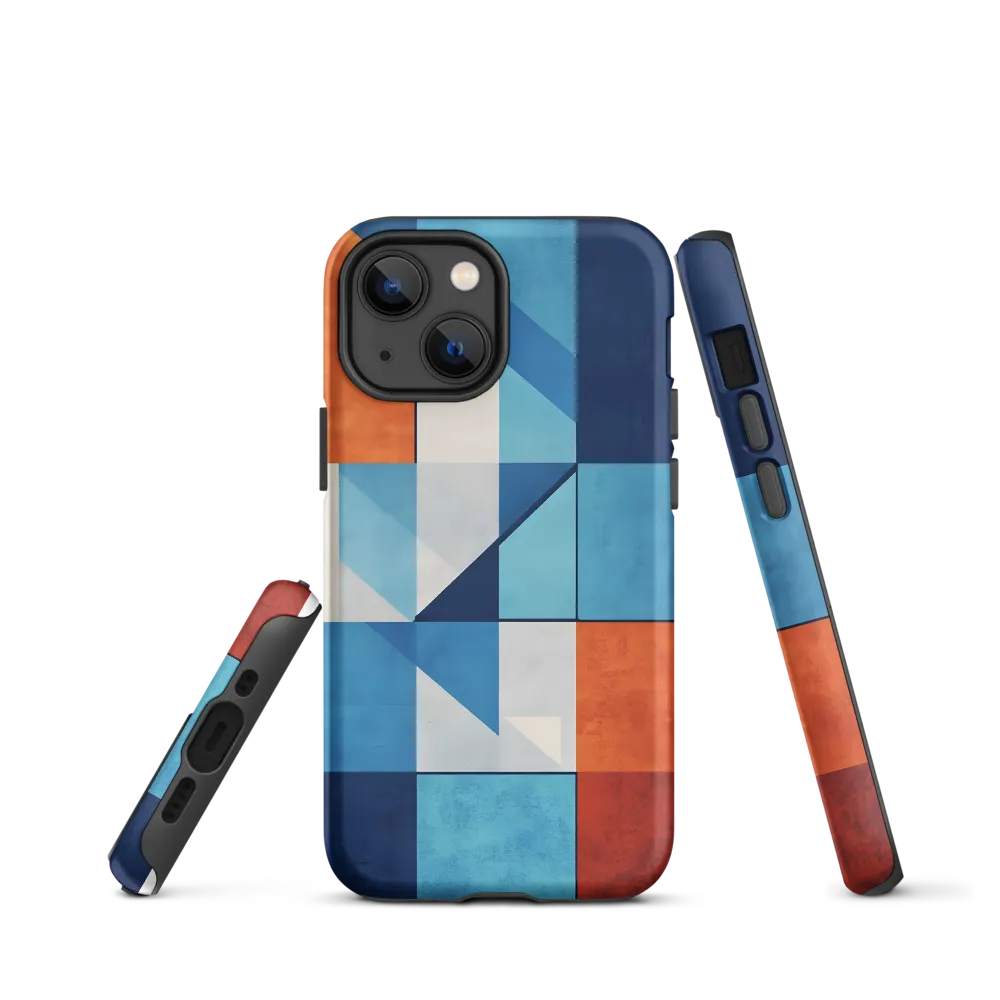 Geometric Harmony in Color | Phone Case |  13 mini | Tough Case | Matte