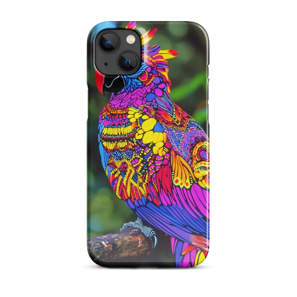 Vibrant Psychedelic Parrot