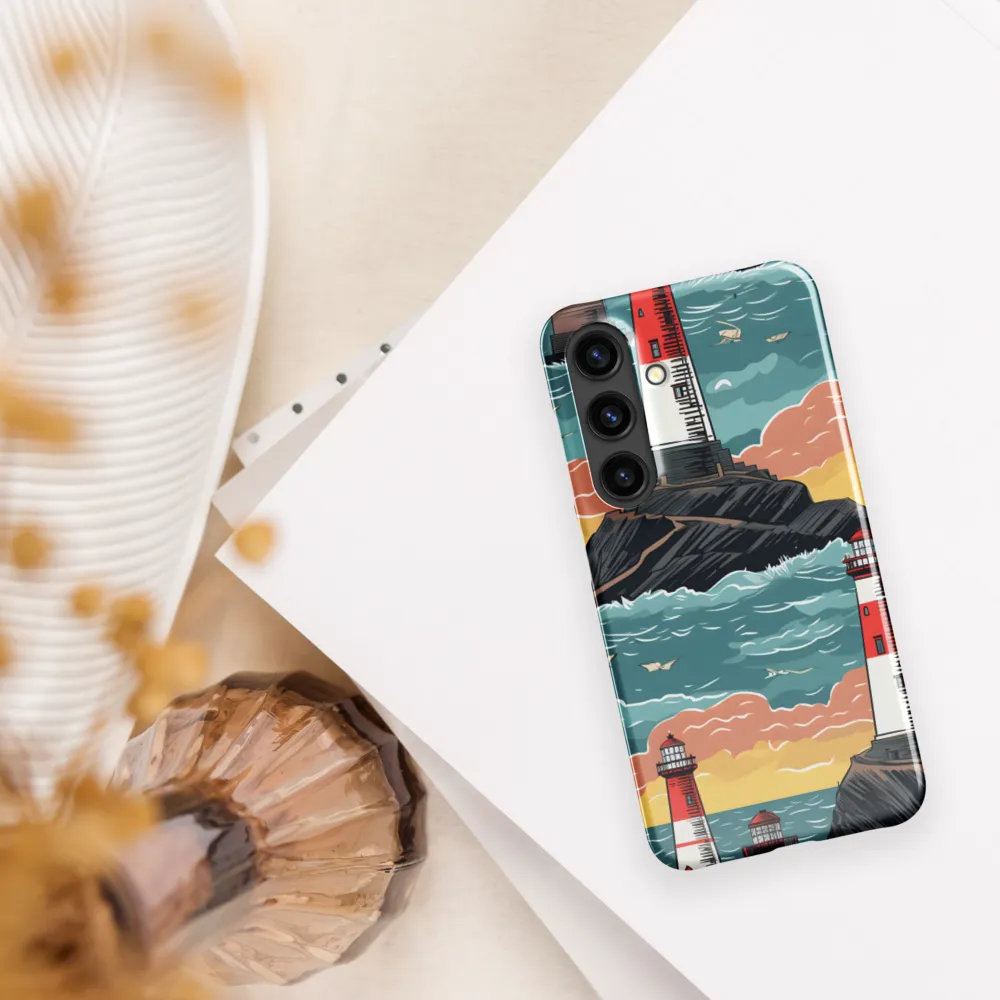 Lighthouses in a Whimsical Ocean