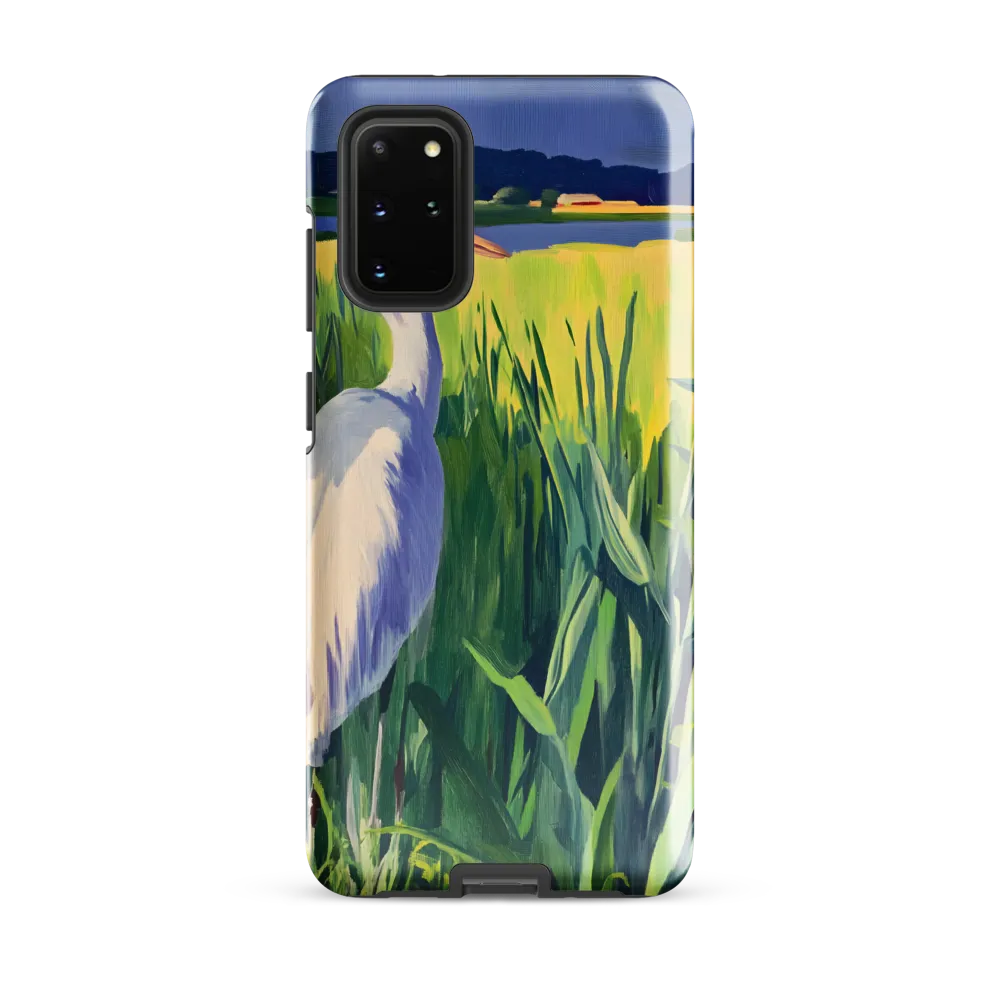 Graceful Presence: The Heron in the Meadow