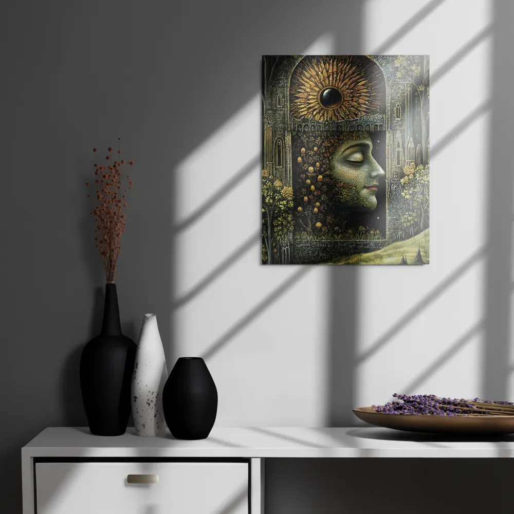 Nature’s Embrace: The Infinite Connection | Metal Print | 16″×20″