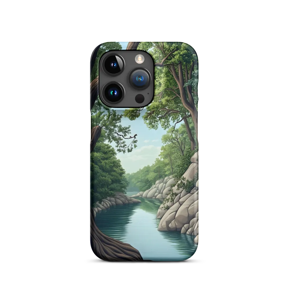 Tranquil Reflections: A Serene River Landscape