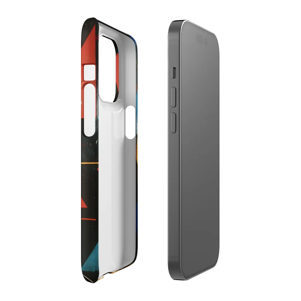 Dynamic Geometric Harmony | Phone Case |  14 Pro | Snap Case | Matte
