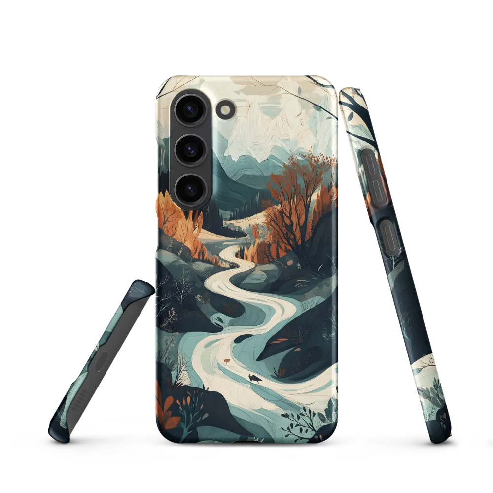 Winding Serenity: A Digital Landscape