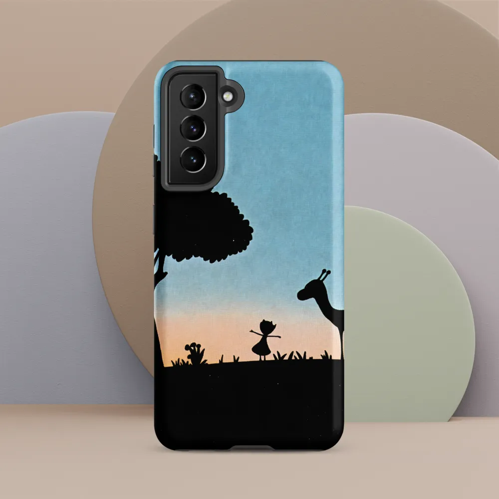 Curiosity in the Silhouette | Phone Case |  S21 | Tough Case | Matte