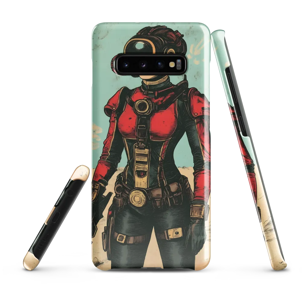 Futuristic Explorer: A Steampunk Adventure | Phone Case |  S10 Plus | Snap Case | Glossy