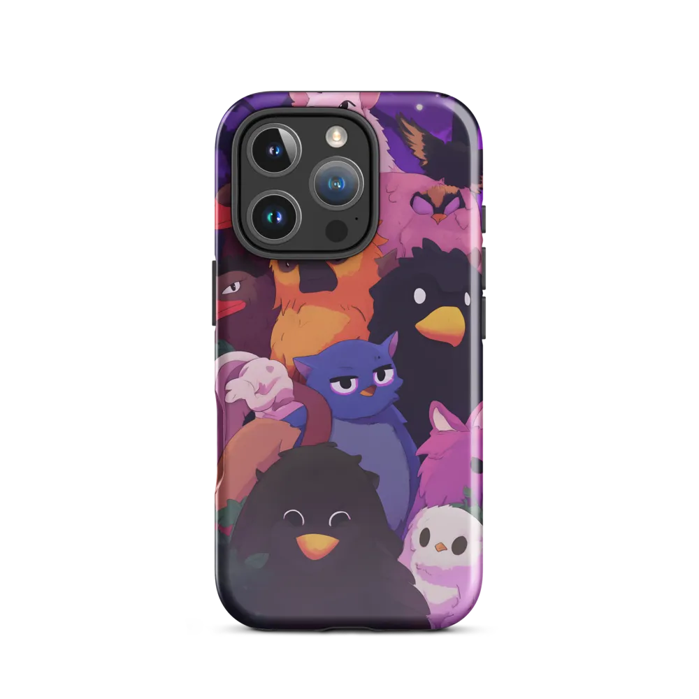 Whimsical Avian Gathering