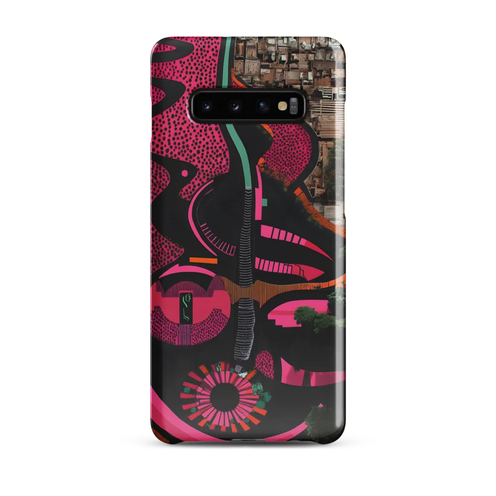 Urban Symphony in Pink | Phone Case |  S10 Plus | Snap Case | Glossy