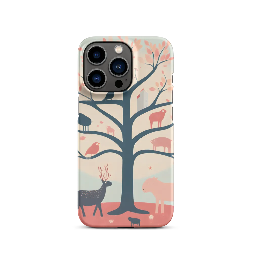 Whimsical Tree with Playful Creatures