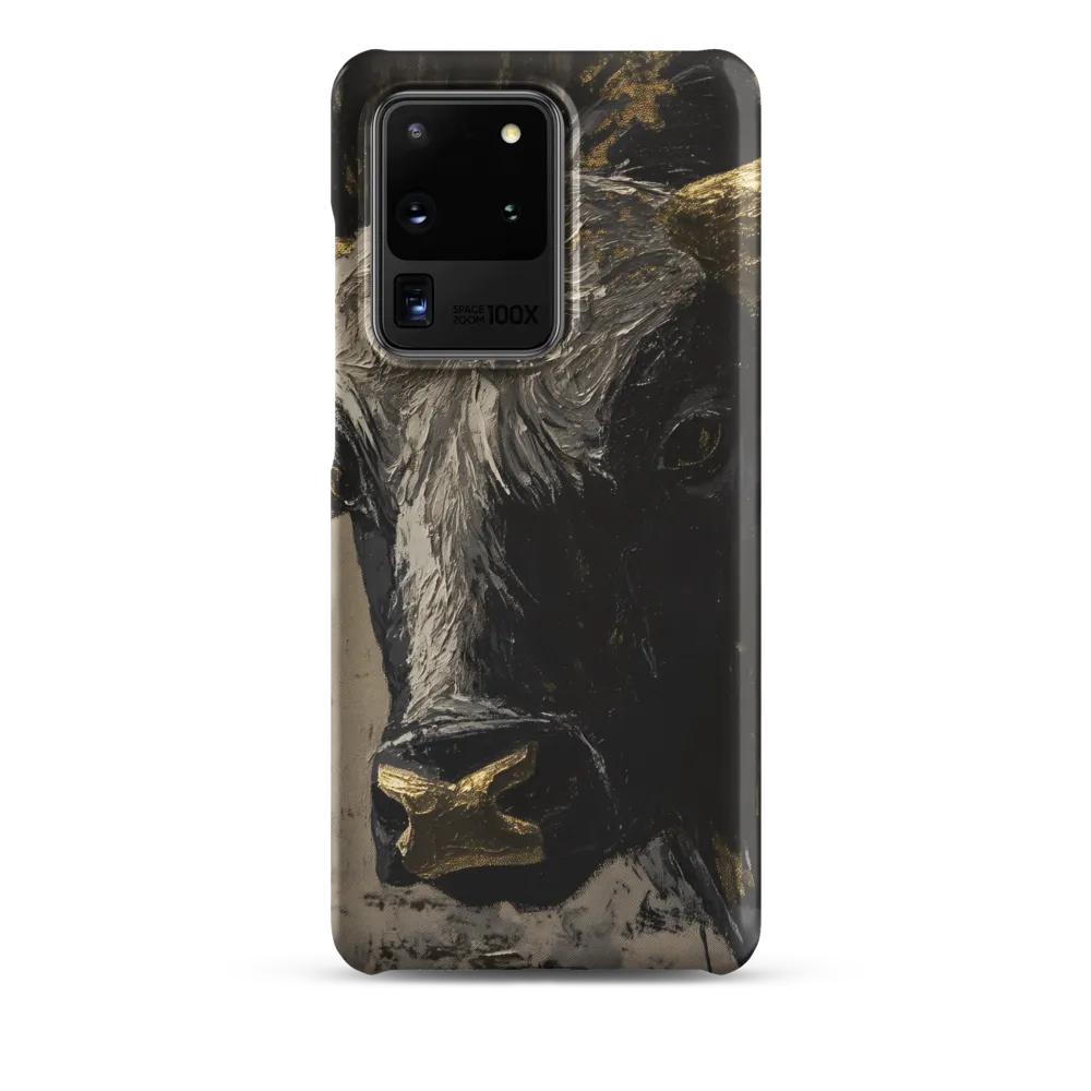 Majestic Bull: The Power in Black and Gold