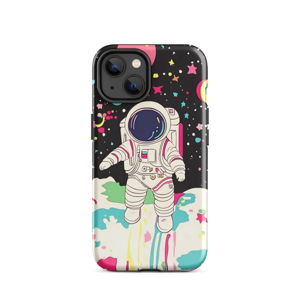 Neon Drift — Astronaut on a Pastel Moon