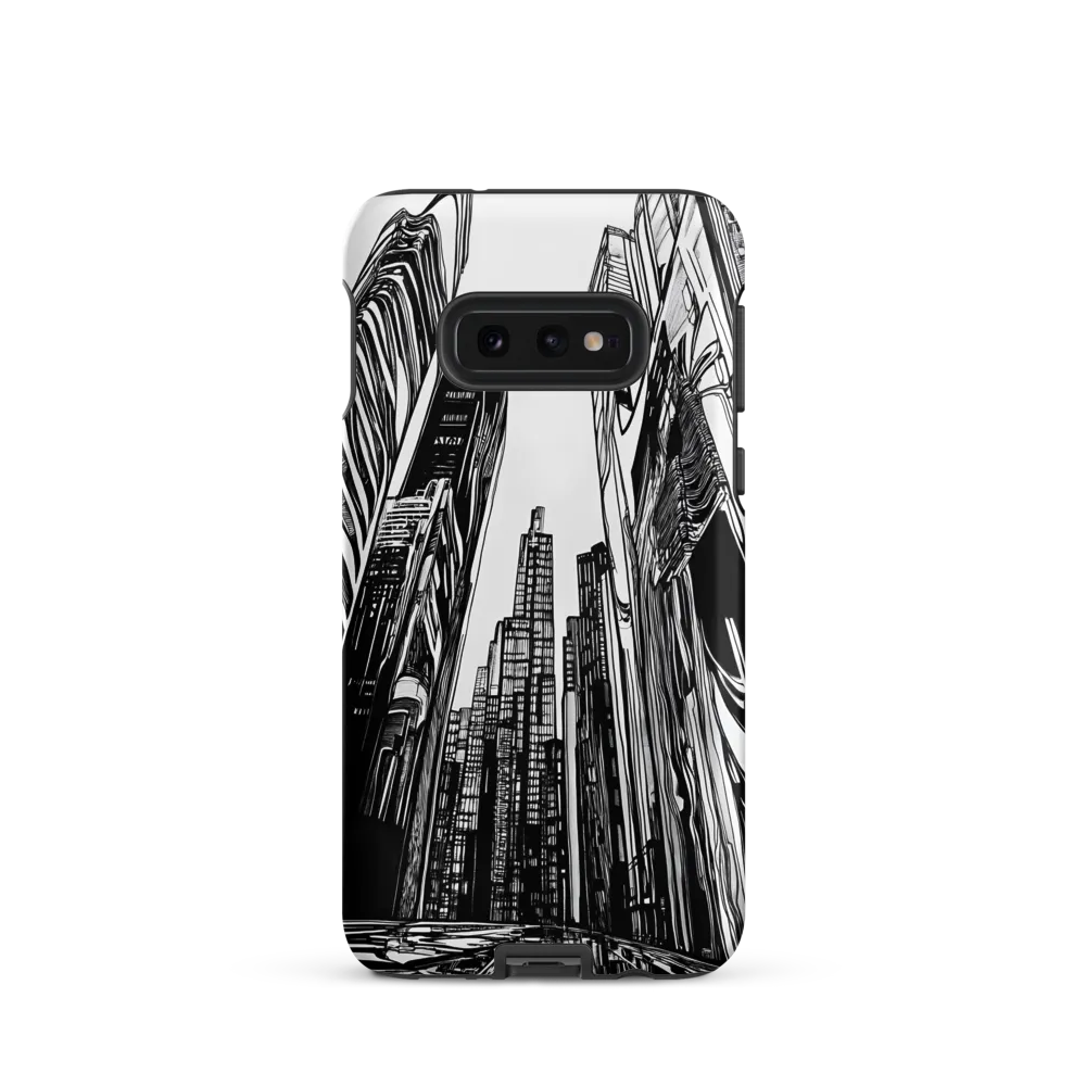 Urban Echoes: A Line Art Journey