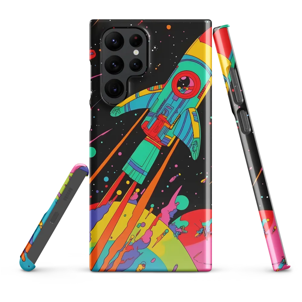 Cosmic Voyage: The Neon Lift-Off