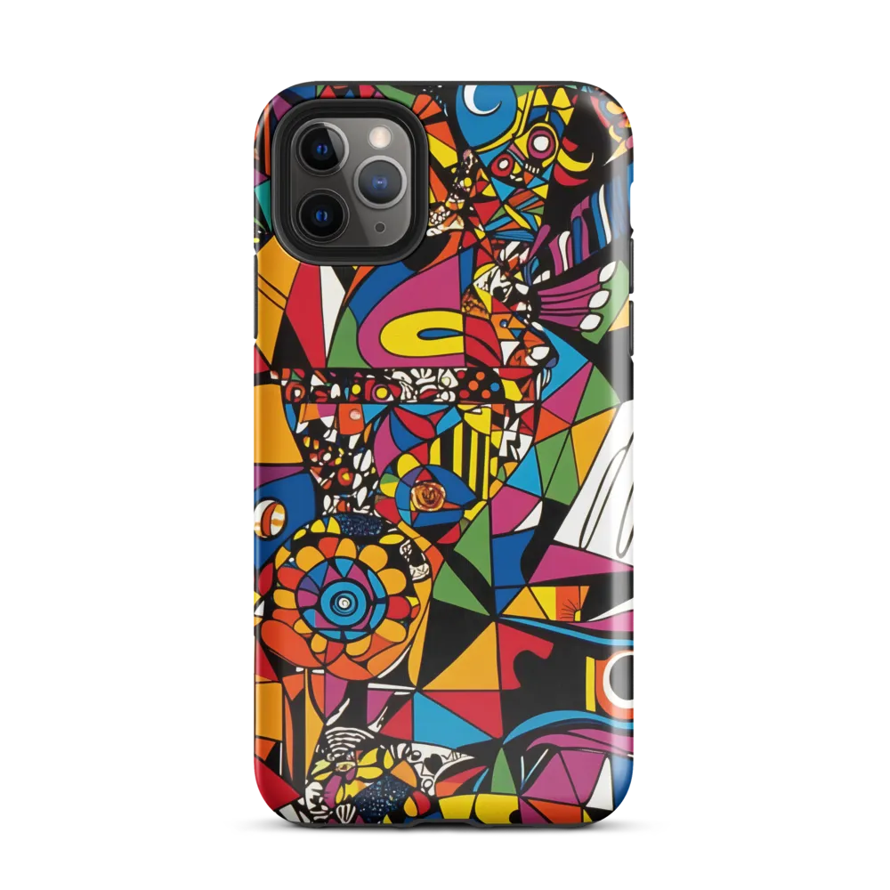 Geometric Dreams in Vivid Colors | Phone Case |  11 Pro Max | Tough Case | Glossy