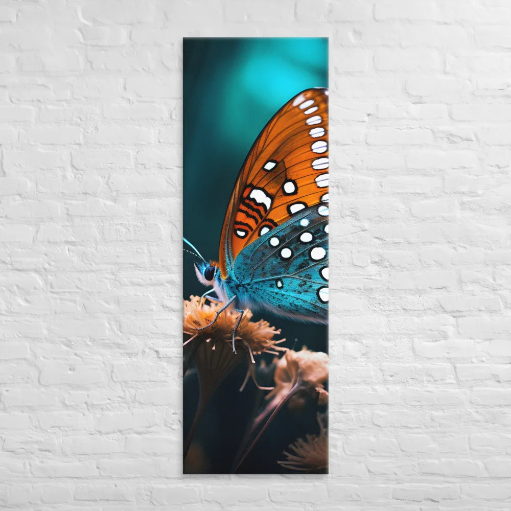 Whispers of Color: The Butterfly's Embrace