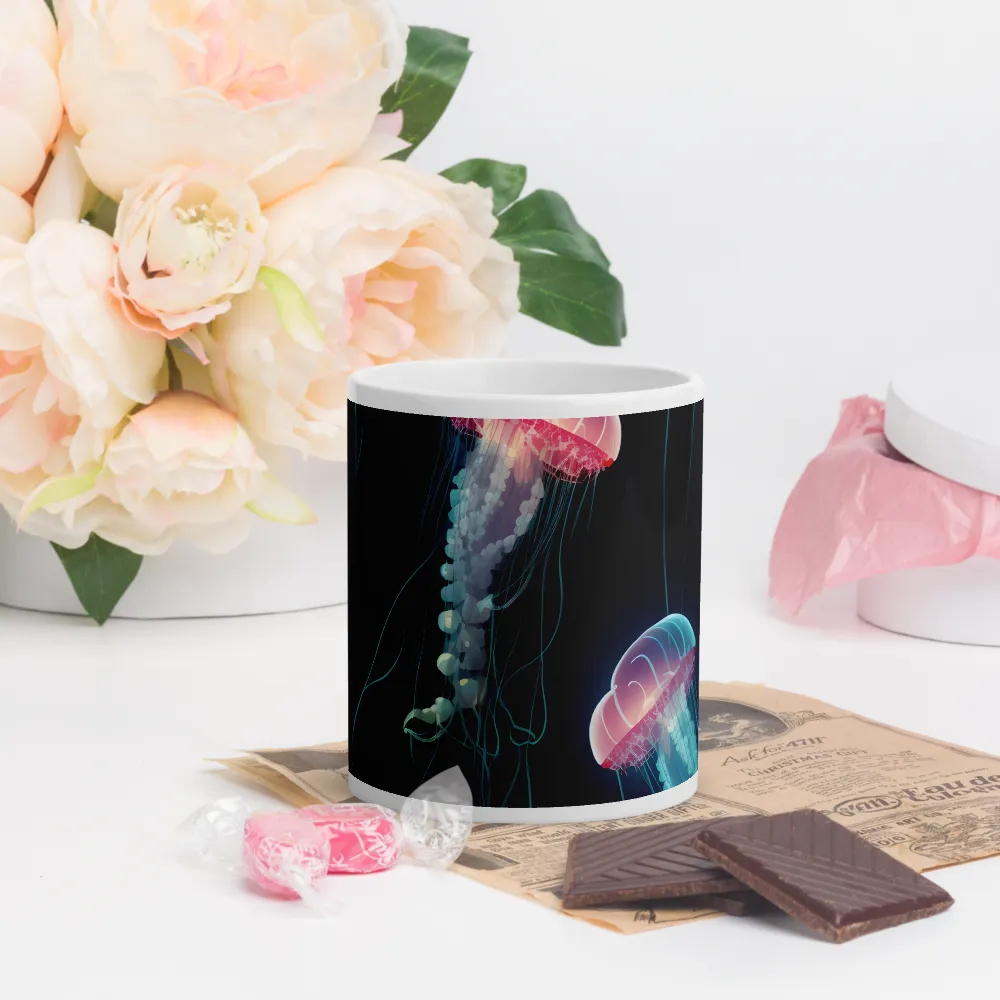 Ethereal Dance of Jellyfish | Mugs | Multiple Sizes & Colors