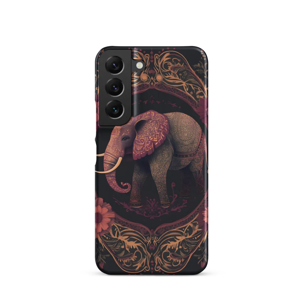 Regal Reverie: The Ornate Elephant | Phone Case |  S22 | Snap Case | Matte