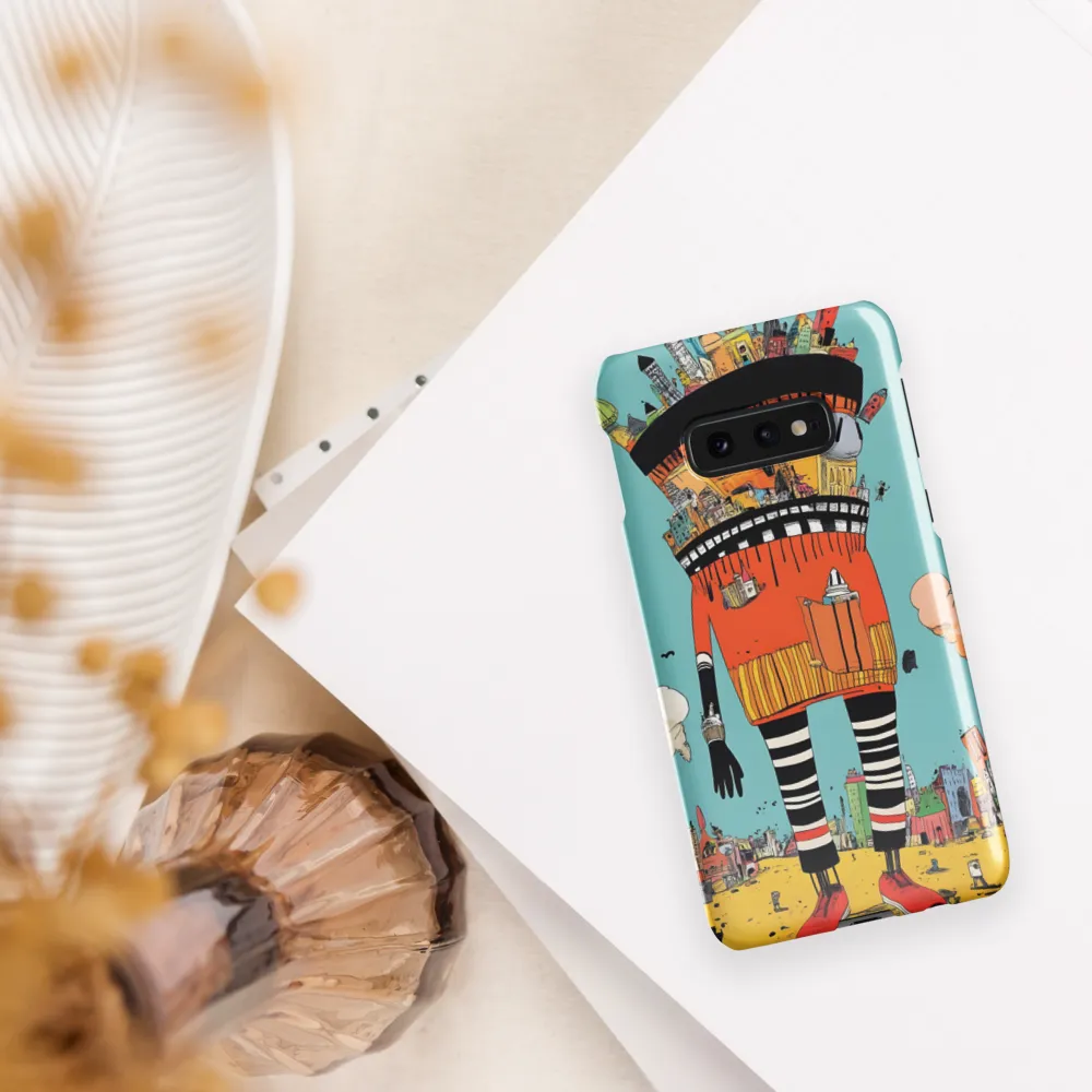 Urban Fantasia: A Whimsical Encounter | Phone Case |  S10e | Snap Case | Glossy