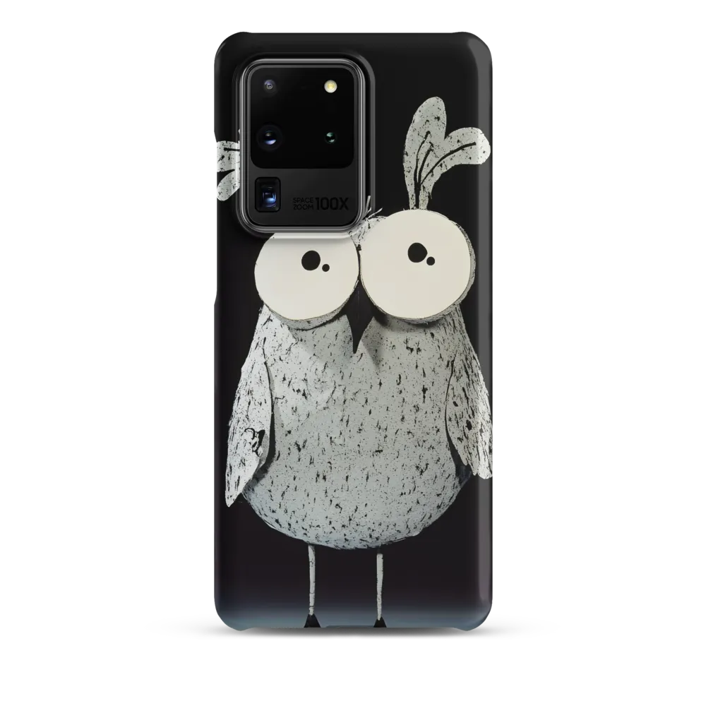 Whimsical Owl in Paper Cutout | Phone Case |  S20 Ultra | Snap Case | Matte