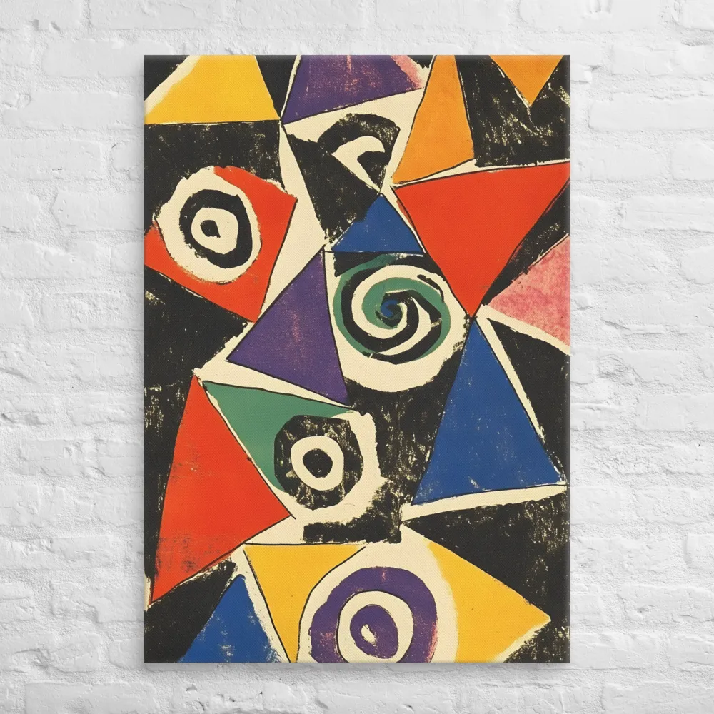 Dynamic Geometric Abstraction | Canvas | 28″×40″
