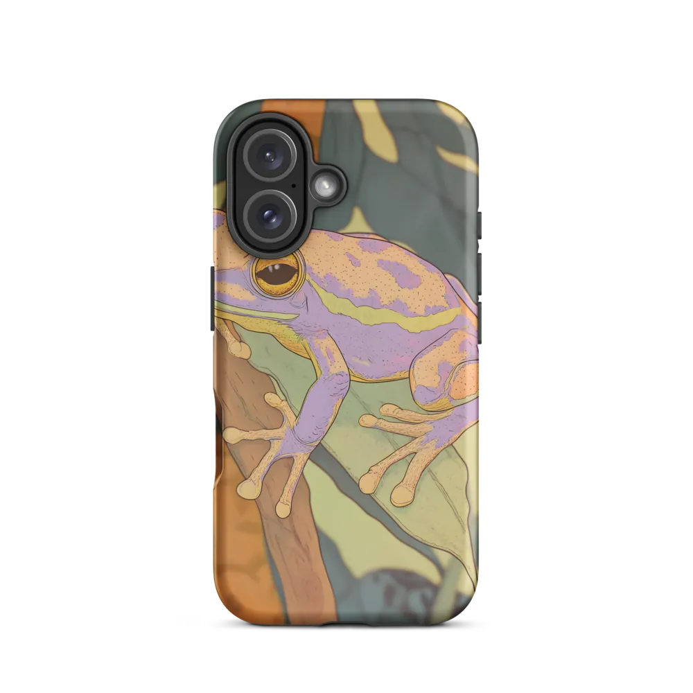 Elegance in Nature: The Vibrant Frog | Phone Case |  16 | Tough Case | Matte