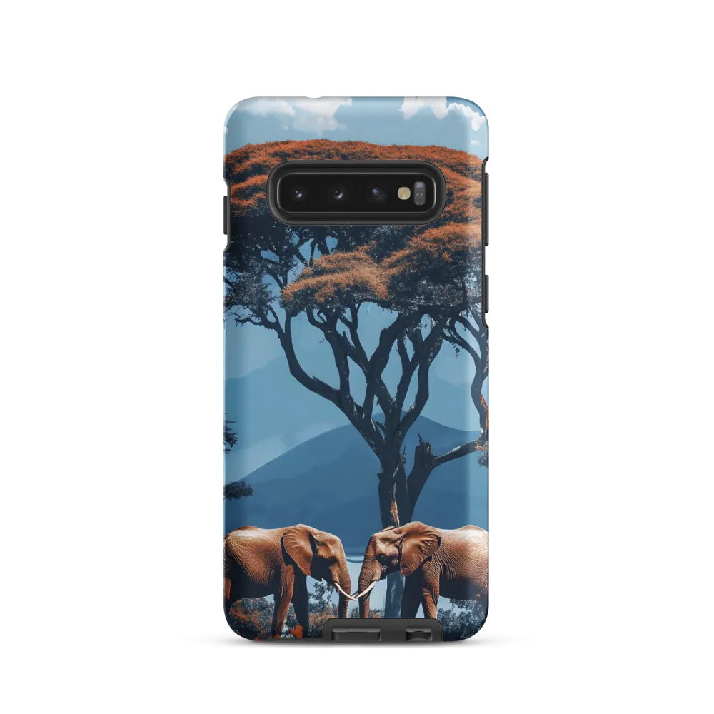 Elephants Amidst Serenity