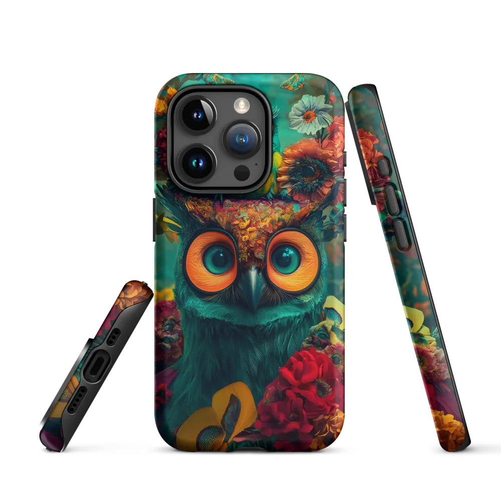 Majestic Harmony: The Floral Owl
