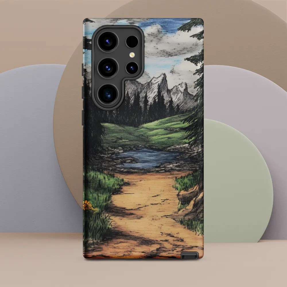 Pathway to Serenity | Phone Case |  S24 Ultra | Tough Case | Matte