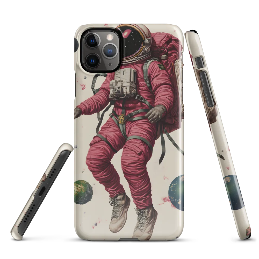 Cosmic Voyager: The Space Explorer | Phone Case |  11 Pro Max | Snap Case | Glossy