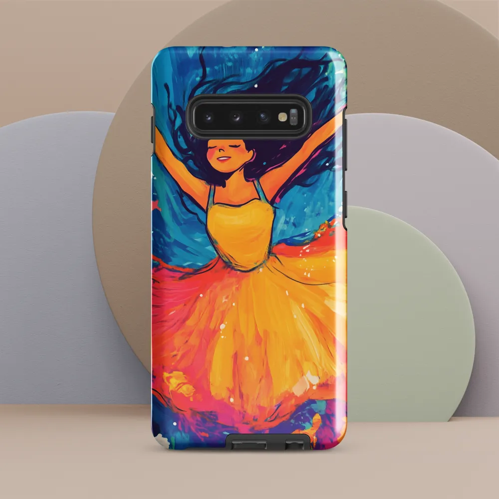 Dancing Through the Waves | Phone Case |  S10 Plus | Tough Case | Glossy