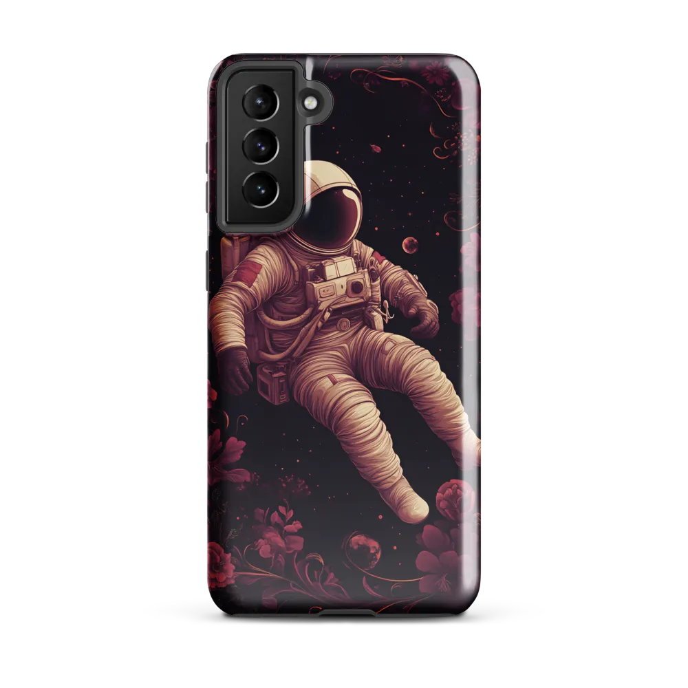 Cosmic Bloom: An Astronaut's Journey