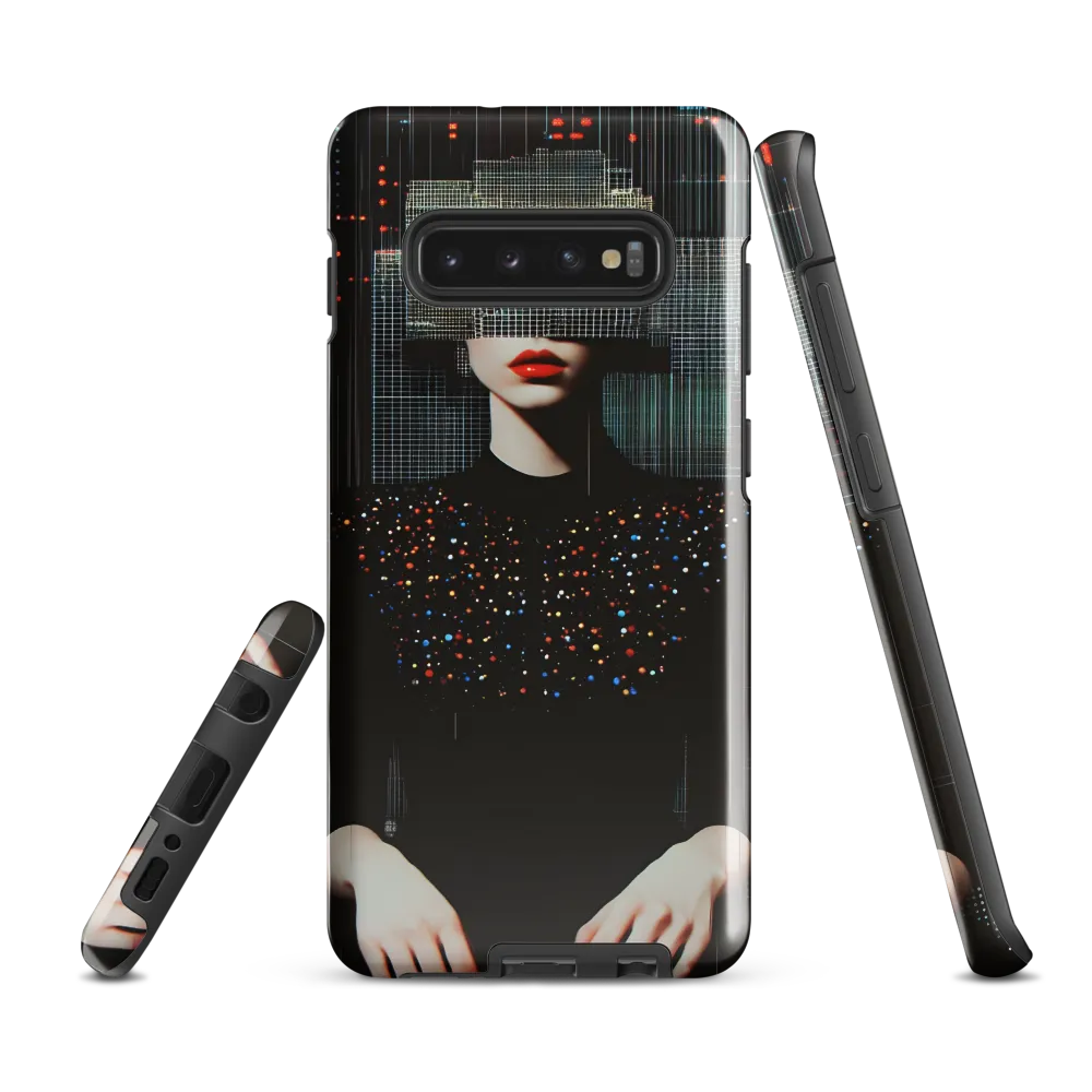 Enigmatic Digital Abstraction | Phone Case |  S10 Plus | Tough Case | Glossy