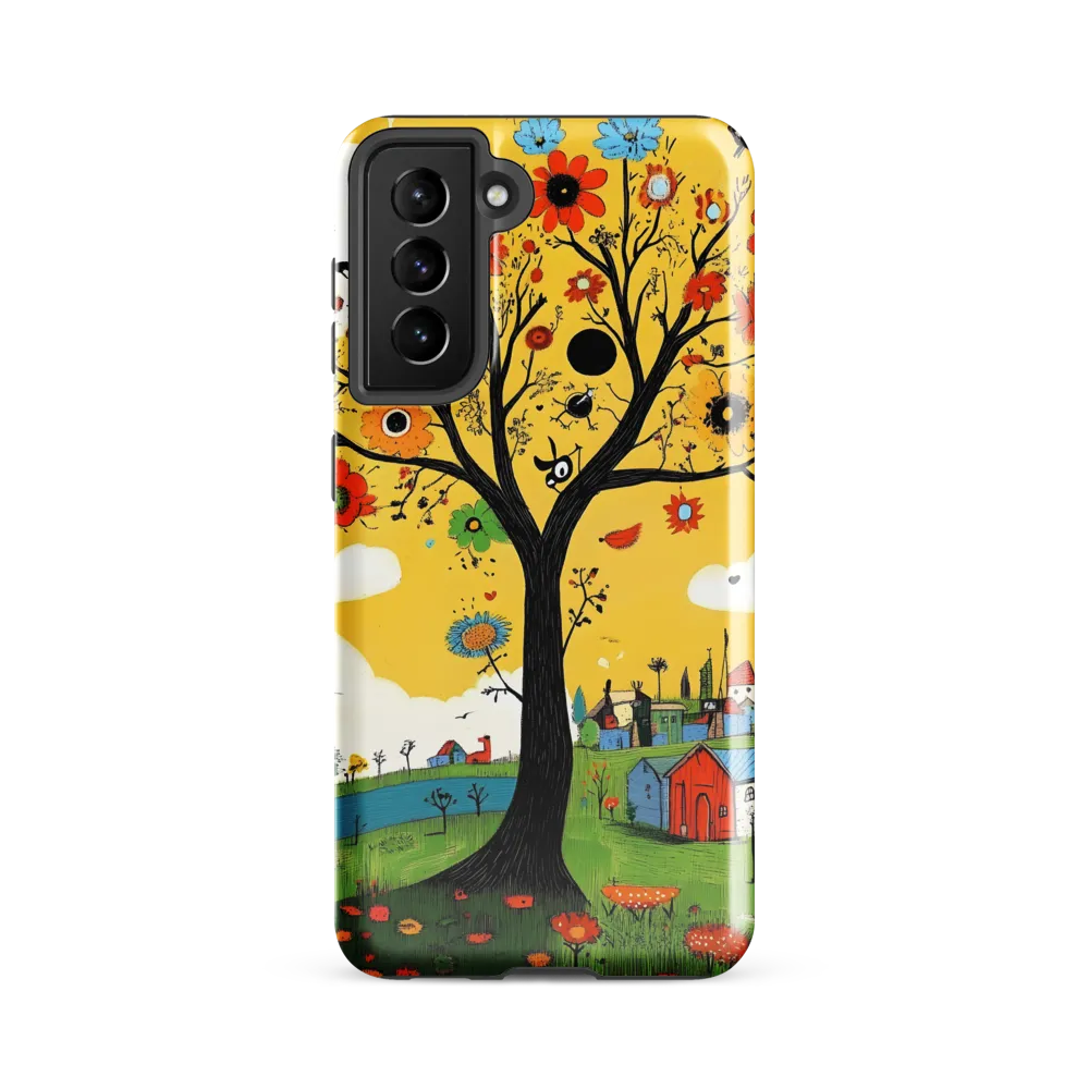 Whimsical Blooms of Life | Phone Case |  S21 FE | Tough Case | Glossy